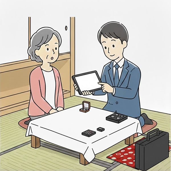 根拠に基づいた査定額のご提示