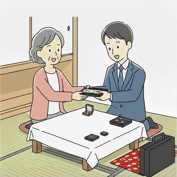 選べるお支払い方法（現金・振込）