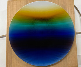 三代徳田八十吉　黎明　大皿