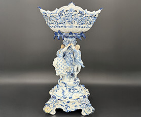 マイセン窯　コンポート『かくれんぼ』1890年頃