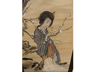 円山応挙 月下美人之図