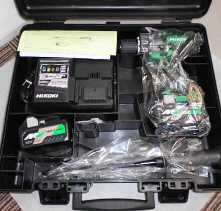 付属品が揃っている電動工具