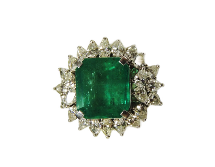 エメラルド Pt900 リング