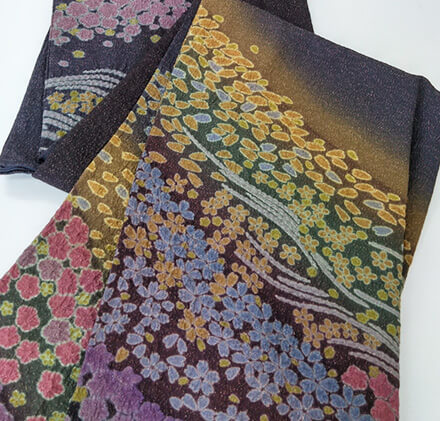 丈の長い、大きく仕立てた訪問着