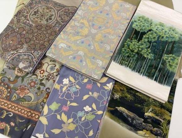 中国刺繍の着物や帯など