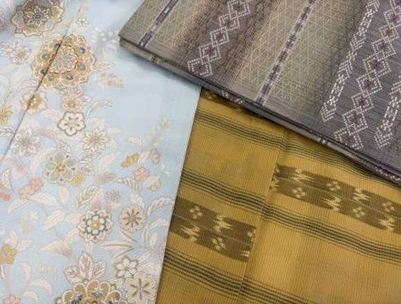 中国刺繍の着物や琉球系の帯着物など