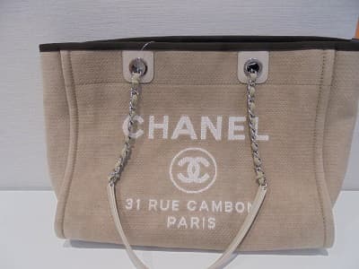 シャネル　ドーヴィル　トートバッグ【徳島田宮店】 徳島県徳島市にあるザ・ゴールド 徳島田宮店（※徳島安宅店に移転いたしました）の画像1