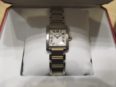 Cartier☆タンクフランセーズSM【徳島田宮店】 徳島県徳島市にあるザ・ゴールド 徳島田宮店（※徳島安宅店に移転いたしました）の画像1