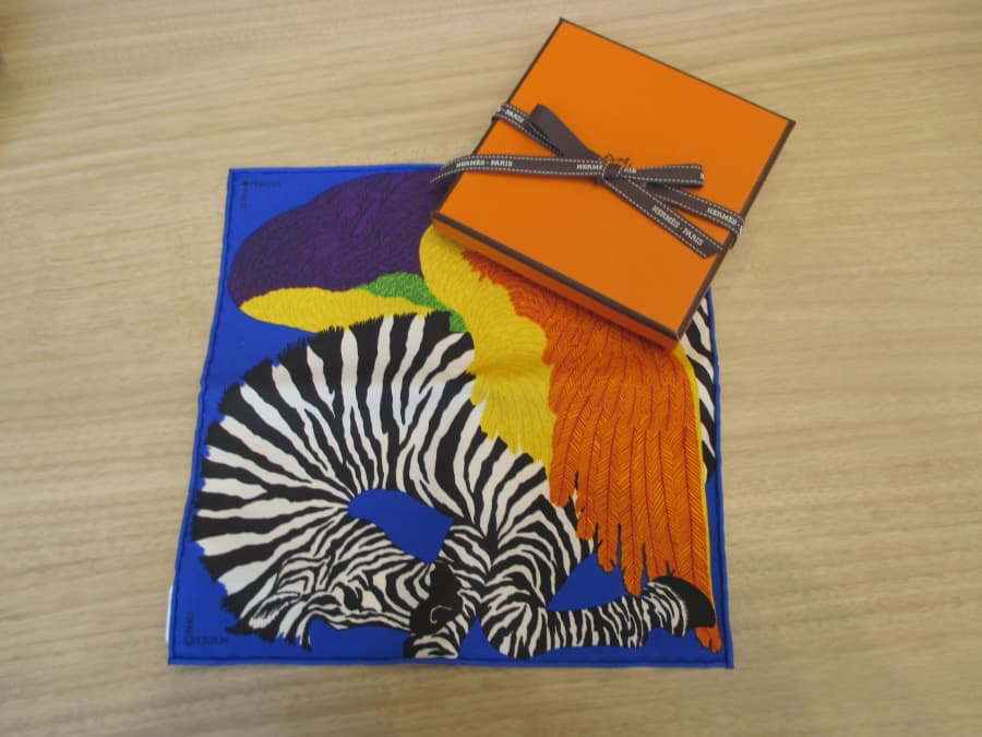 エルメス カレ ナノの買取実績【徳島田宮店/徳島県/徳島市】 徳島県徳島市にあるザ・ゴールド 徳島田宮店（※徳島安宅店に移転いたしました）の画像1