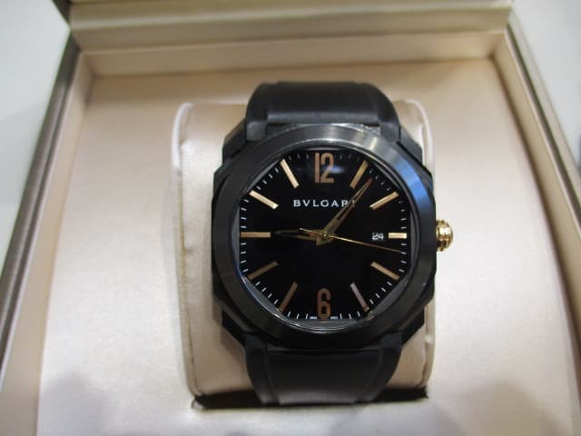 BVLGARI　ブルガリ　オクト　 ウルトラネロ　【徳島田宮店】 徳島県徳島市にあるザ・ゴールド 徳島田宮店（※徳島安宅店に移転いたしました）の画像1