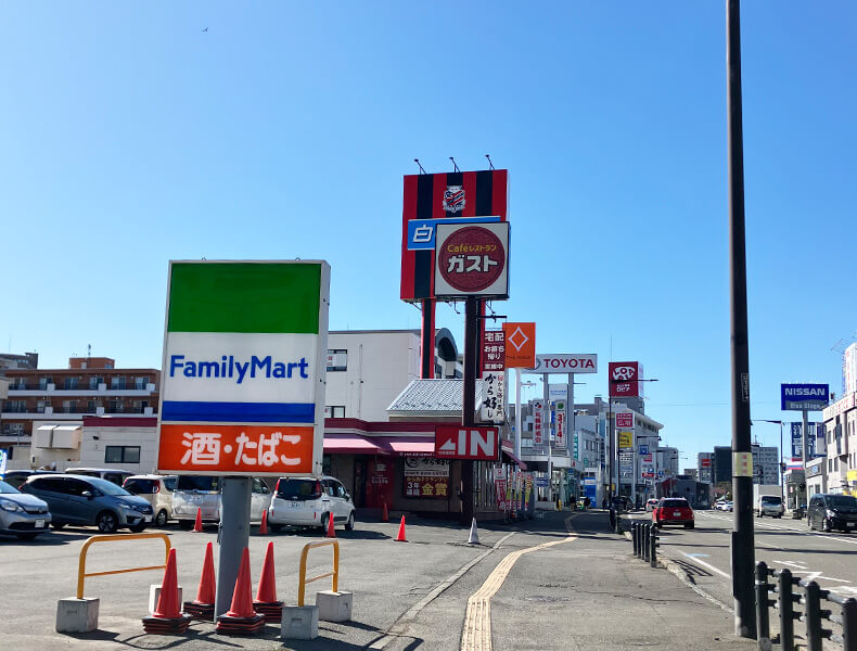 北広島、千歳方面からお越しの場合