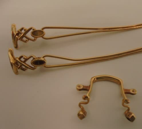 金縁メガネのフレーム【パワーシティ鳴門店】 徳島県鳴門市にあるザ・ゴールド パワーシティ鳴門店（※2/28に閉店いたしました）の画像1