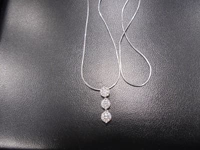 ダイヤ付ネックレス　【パワーシティ鳴門店】 徳島県鳴門市にあるザ・ゴールド パワーシティ鳴門店（※2/28に閉店いたしました）の画像1