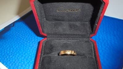 カルティエリング　ハッピーバースディ【今治鳥生店】 愛媛県今治市にあるザ・ゴールド 今治鳥生店の画像1