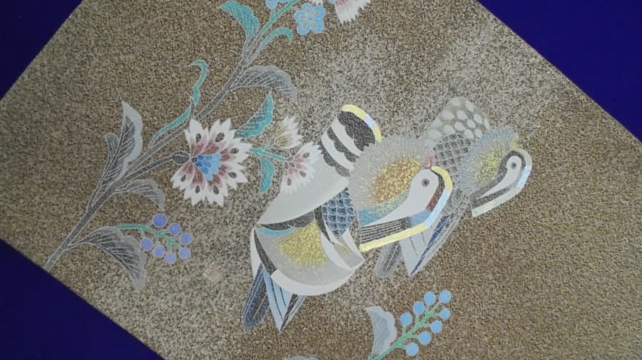 人間国宝　羽田登喜男　帯の買取実績　【今治鳥生店/愛媛県/東予】 愛媛県今治市にあるザ・ゴールド 今治鳥生店の画像1