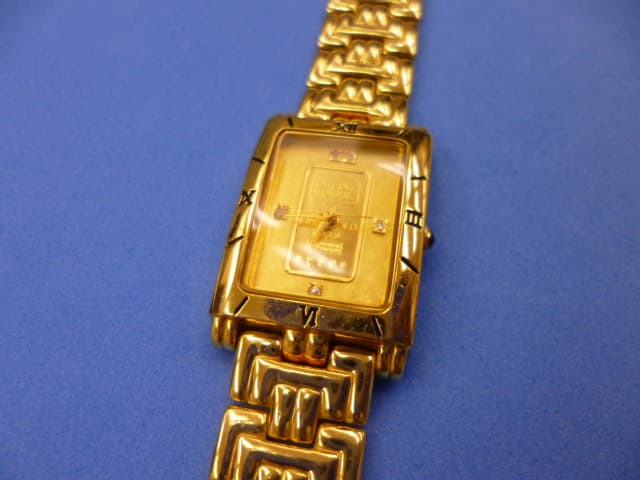 インゴット入り時計【四国中央店】 愛媛県四国中央市にあるザ・ゴールド 四国中央店の画像1