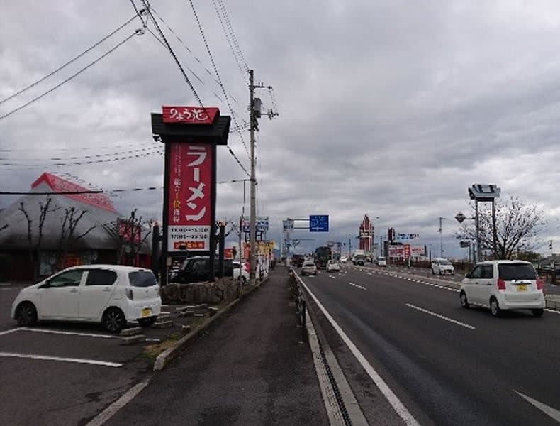 坂出方面からお車でお越しの場合