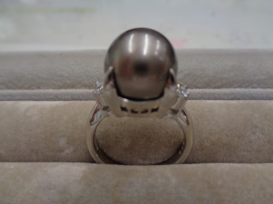 メレダイヤ付きパールリングの買取実績【丸亀店/香川県/丸亀市】