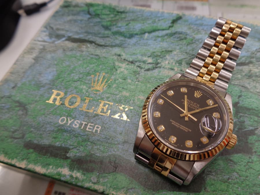 ロレックス・デイトジャストの買取実績【丸亀店/香川県/丸亀市】 香川県丸亀市にあるザ・ゴールド 丸亀店の画像1