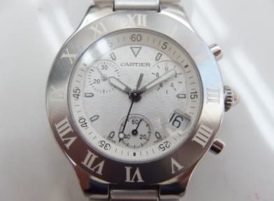 カルティエ　マスト21クロノスカフ　【丸亀店】 香川県丸亀市にあるザ・ゴールド 丸亀店の画像1