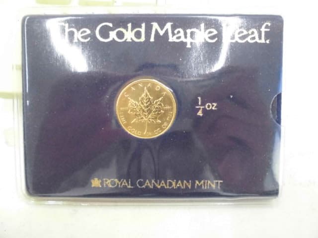 メープルコイン1/4oz【丸亀店】 香川県丸亀市にあるザ・ゴールド 丸亀店の画像1