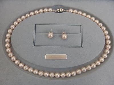 パールネックレス・ピアスセット【丸亀店】 香川県丸亀市にあるザ・ゴールド 丸亀店の画像1