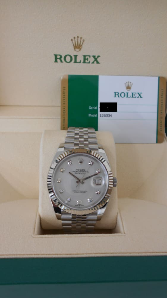 ロレックス・デイトジャスト41の買取実績【高松レインボー通り店/香川県/高松市】 香川県高松市にあるザ・ゴールド 高松レインボー通り店（※高松レインボーロード店に移転いたしました）の画像1