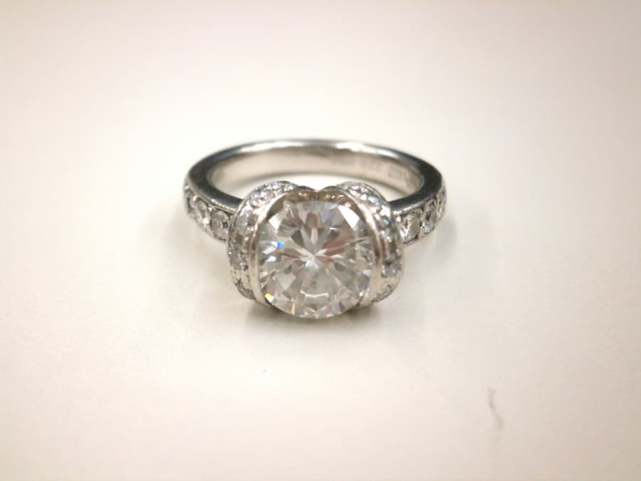 2ct！！ダイヤリング【屋島店】 香川県高松市にあるザ・ゴールド 屋島店の画像1