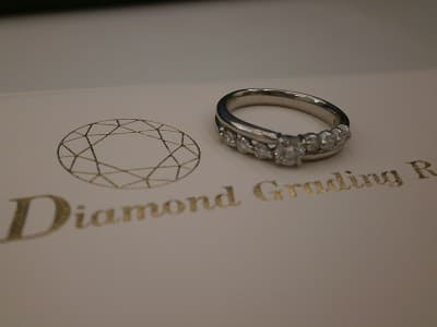 0.23カラットダイヤリング　【屋島店】 香川県高松市にあるザ・ゴールド 屋島店の画像1