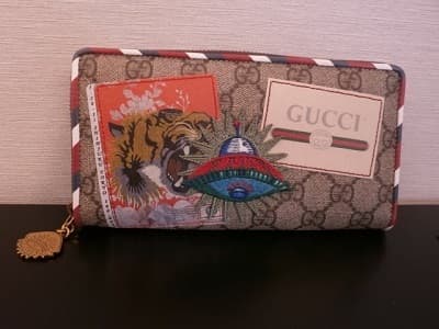 グッチ クーリエ GGスプリーム ジップアラウンドウォレット ラウンドファスナー 【廿日市店】 広島県廿日市市にあるザ・ゴールド 廿日市店（※10/31に閉店いたしました）の画像1