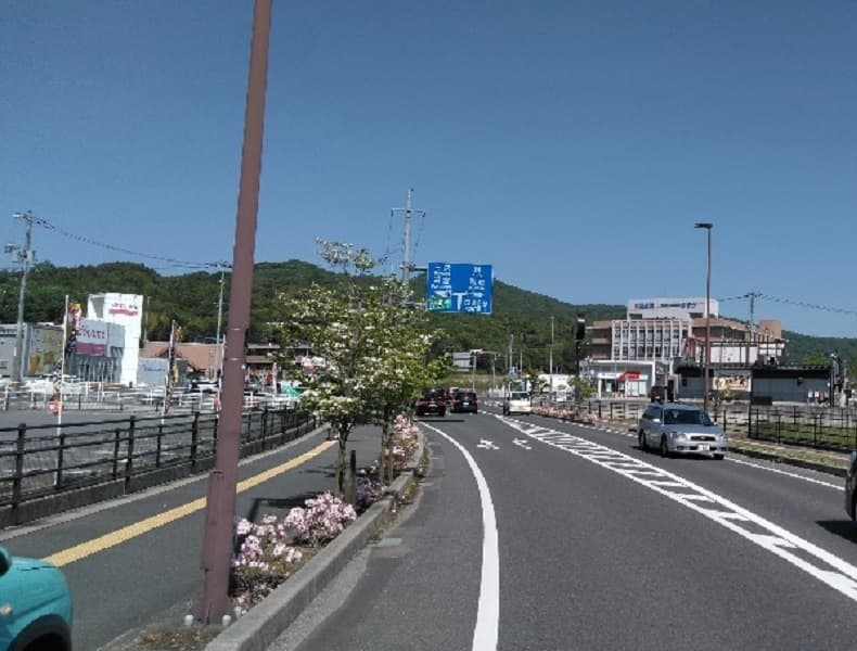 西条駅方面からお越しの場合