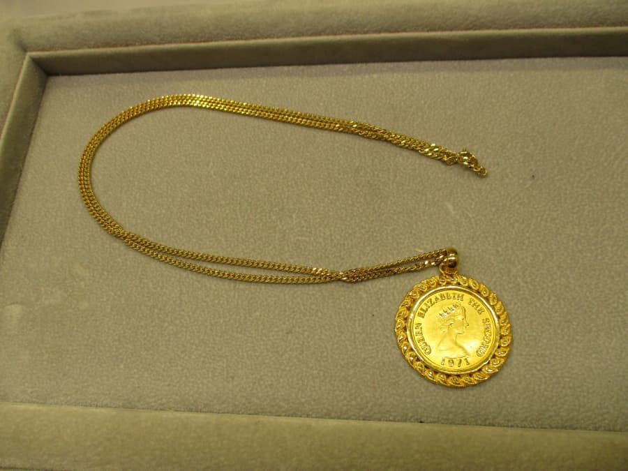 コイン　K18ネックレス買取実績　【東広島店/広島県/東広島市】 広島県東広島市にあるザ・ゴールド 東広島店の画像1