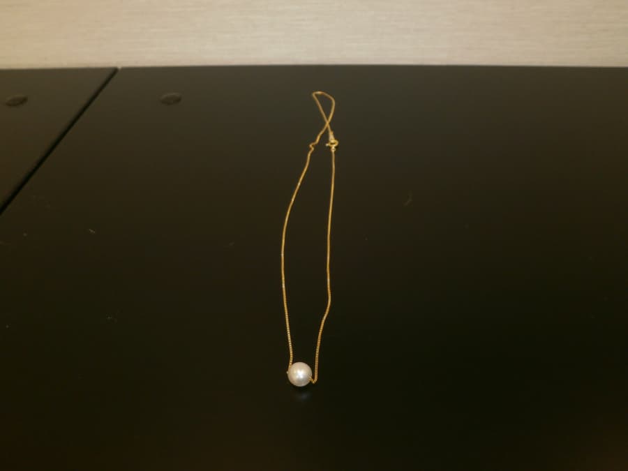 K18パールネックレス【東広島店/広島県/東広島市】 広島県東広島市にあるザ・ゴールド 東広島店の画像1