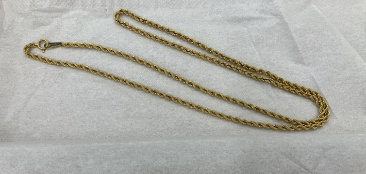 18金ネックレス【福山神辺店/広島県/福山市】 広島県福山市にあるザ・ゴールド 福山神辺店の画像1