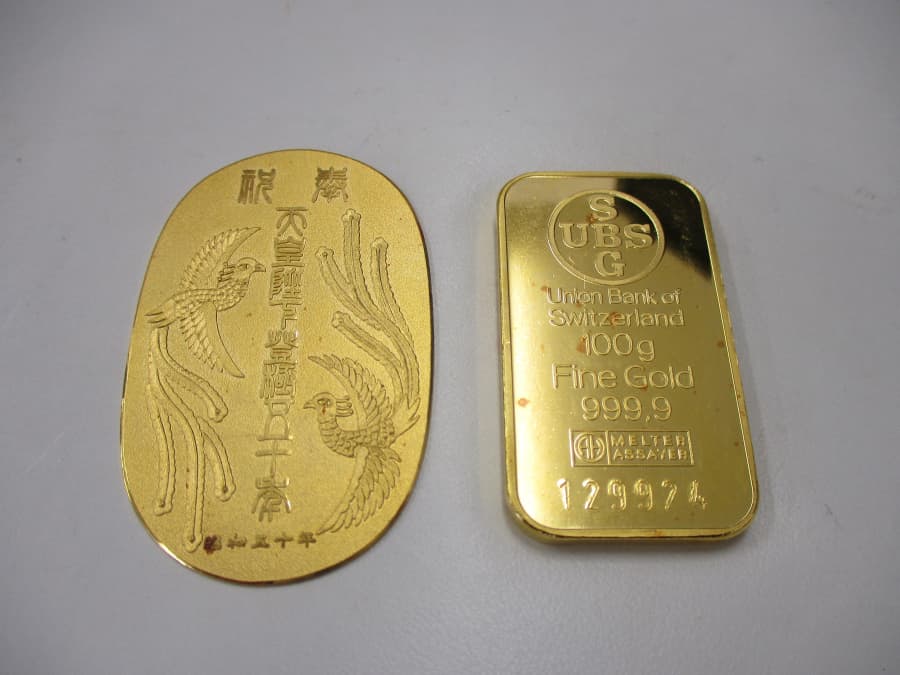貴金属 　インゴット100ｇ、小判30ｇの買取実績【福山神辺店/広島県/福山市】 広島県福山市にあるザ・ゴールド 福山神辺店の画像1