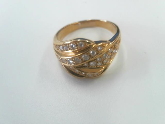 18金ダイヤ付きリング【福山神辺店/広島県/福山市】 広島県福山市にあるザ・ゴールド 福山神辺店の画像1
