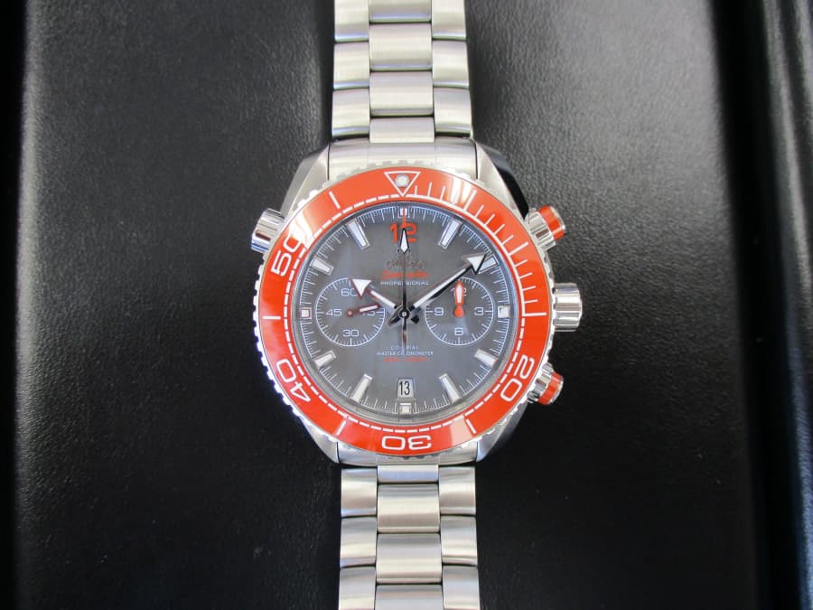 OMEGA オメガ シーマスター プラネットオーシャン マスタークロノメーター クロノグラフ買取実績【福山神辺店/広島県/福山市】 広島県福山市にあるザ・ゴールド 福山神辺店の画像1