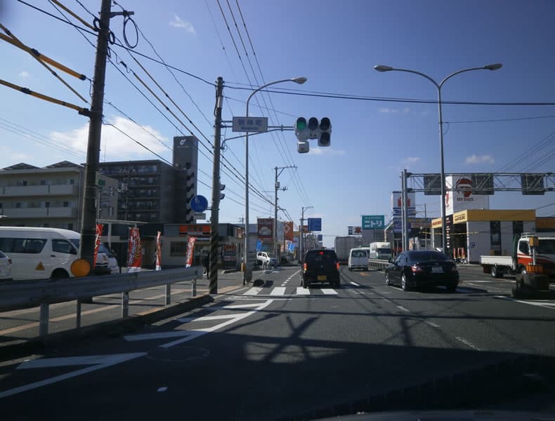 笠岡方面からお車でお越しの場合