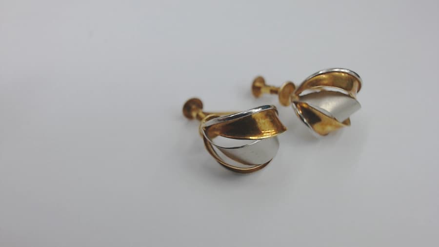 プラチナ850/18金のコンビイヤリング【福山東店】 広島県福山市にあるザ・ゴールド 福山東店の画像1