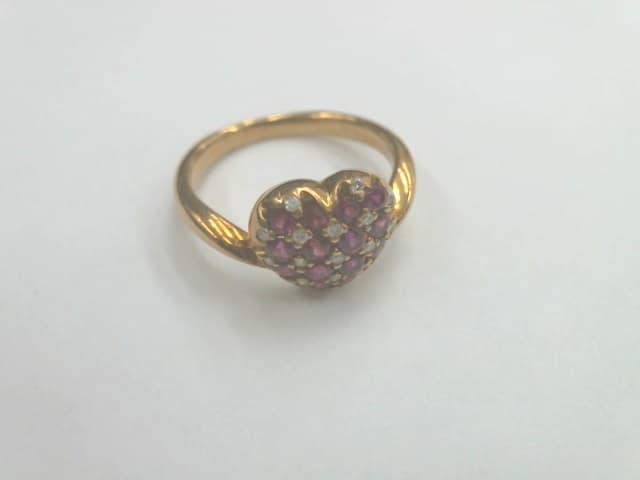 18金ハートリング【福山東店】 広島県福山市にあるザ・ゴールド 福山東店の画像1