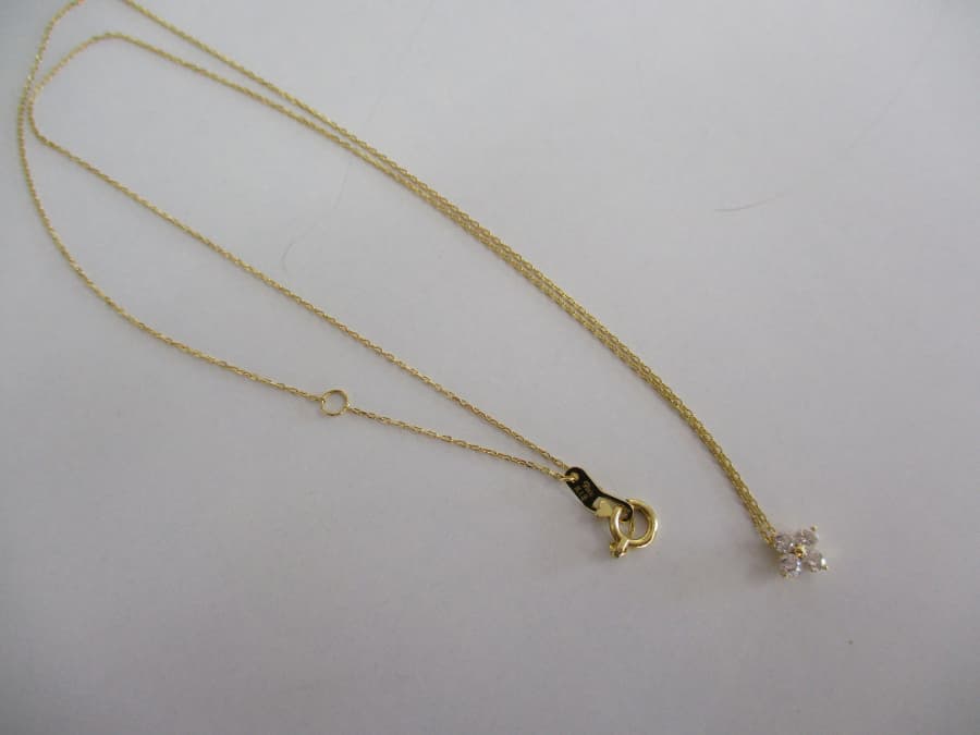 スタージュエリー　　Ｋ１８ダイヤネックレス　【福山東店】