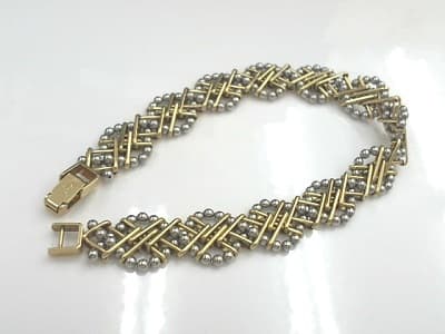 18金　プラチナ850　コンビブレス【福山東店】 広島県福山市にあるザ・ゴールド 福山東店の画像1