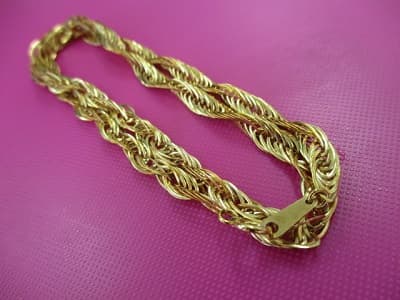 18金ブレスレット【福山東店】 広島県福山市にあるザ・ゴールド 福山東店の画像1