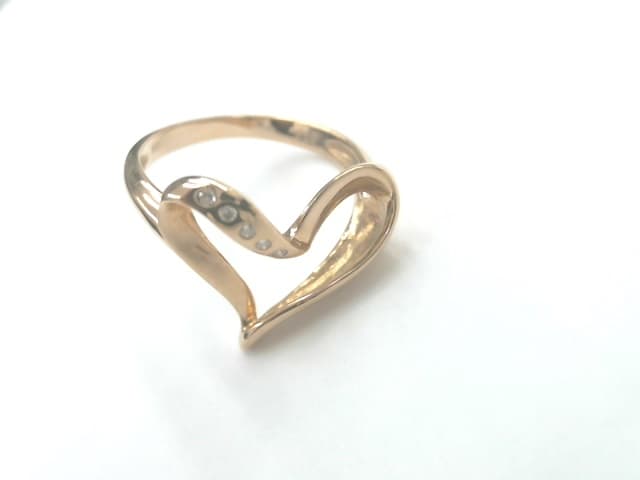 18金ダイヤリング【福山東店】 広島県福山市にあるザ・ゴールド 福山東店の画像1