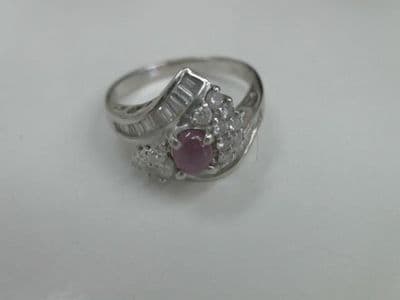 ダイヤ/色石付き　プラチナ900リング【福山東店】 広島県福山市にあるザ・ゴールド 福山東店の画像1