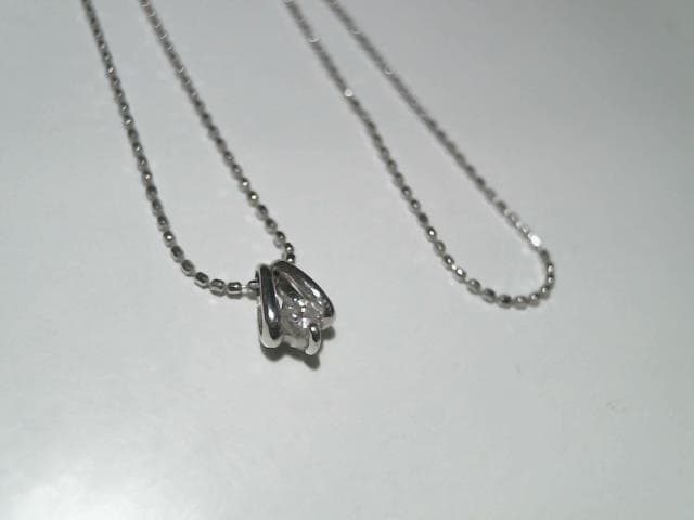 ダイヤ付きネックレス【福山東店】 広島県福山市にあるザ・ゴールド 福山東店の画像1