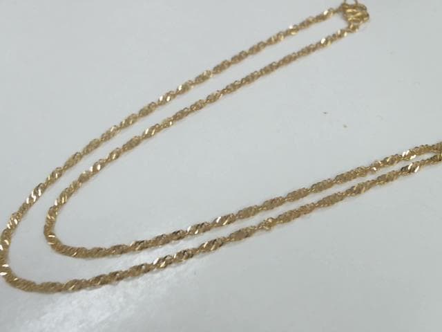 20金ネックレス【福山東店】 広島県福山市にあるザ・ゴールド 福山東店の画像1