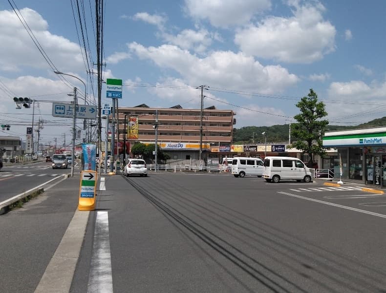 赤磐方面からお越しの場合