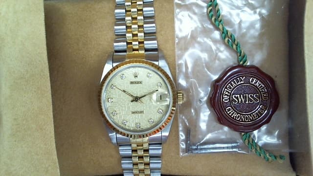 ロレックス デイトジャストボーイズ 時計 買取【東岡山店】 岡山県岡山市にあるザ・ゴールド 東岡山店の画像1