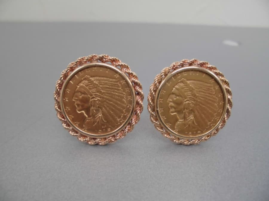 オールドインディアン クォーターイーグル 金貨 枠14金 貴金属 金 アメリカ コイン 買取【東岡山店】 岡山県岡山市にあるザ・ゴールド 東岡山店の画像1